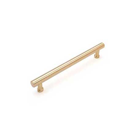 RK International [PH-8845-SB] Solid Brass Appliance/Door Pull Handle - Florian Series - Satin Brass Finish - 12&quot; C/C - 14 3/8&quot; L