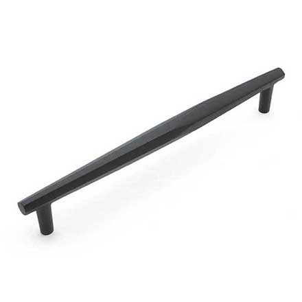 RK International [PH-8825-BL] Solid Brass Appliance/Door Pull Handle - Gibraltar Series - Flat Black Finish - 12" C/C - 14 3/8" L