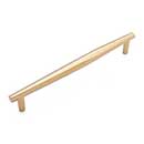 RK International [PH-8825-SB] Solid Brass Appliance/Door Pull Handle - Gibraltar Series - Satin Brass Finish - 12" C/C - 14 3/8" L