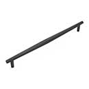 RK International [PH-8826-BL] Solid Brass Appliance/Door Pull Handle - Gibraltar Series - Flat Black Finish - 18&quot; C/C - 20 3/8&quot; L