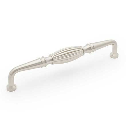 RK International [PH-4718-P] Solid Brass Appliance/Door Pull Handle - Indian Drum - Satin Nickel Finish - 12&quot; C/C - 13&quot; L