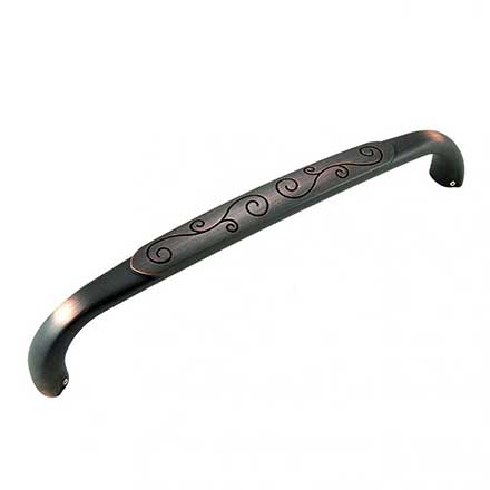 RK International [PH-6615-VB] Die Cast Zinc Appliance/Door Pull Handle - Palermo Series - Valencia Bronze Finish - 12" C/C - 12 13/16" L