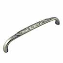 RK International [PH-6615-WN] Die Cast Zinc Appliance/Door Pull Handle - Palermo Series - Weathered Nickel Finish - 12" C/C - 12 13/16" L
