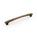 RK International [PH-4883-AE] Solid Brass Appliance/Door Pull Handle - Ridge Series - Antique English Finish - 12" C/C - 13 7/8" L