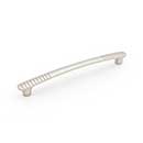RK International [PH-4883-P] Solid Brass Appliance/Door Pull Handle - Ridge Series - Satin Nickel Finish - 12" C/C - 13 7/8" L