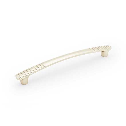 RK International [PH-4883-PN] Solid Brass Appliance/Door Pull Handle - Ridge Series - Polished Nickel Finish - 12" C/C - 13 7/8" L