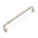RK International [PH-4803-P] Solid Brass Appliance/Door Pull Handle - Twisted Handle - Satin Nickel Finish - 12&quot; C/C - 13 1/4&quot; L