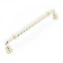 RK International [PH-4803-PN] Solid Brass Appliance/Door Pull Handle - Twisted Handle - Polished Nickel Finish - 12" C/C - 13 1/4" L