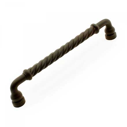 RK International [PH-4803-RB] Solid Brass Appliance/Door Pull Handle - Twisted Handle - Oil Rubbed Bronze Finish - 12&quot; C/C - 13 1/4&quot; L