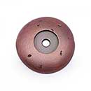 RK International [BP-486-DC] Solid Brass Cabinet Knob Backplate - Distressed - Distressed Copper Finish - 1 9/16" Dia.