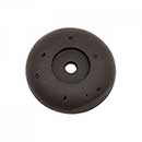 RK International [BP-486-RB] Solid Brass Cabinet Knob Backplate - Distressed - Oil Rubbed Bronze Finish - 1 9/16" Dia.
