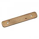 RK International [BP-7812-AE] Solid Brass Cabinet Pull Backplate - Distressed Decorative Rod - Antique English Finish - 4 5/16" L