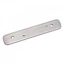 RK International [BP-7812-P] Solid Brass Cabinet Pull Backplate - Distressed Decorative Rod - Satin Nickel Finish - 4 5/16&quot; L