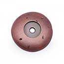 RK International [BP-486-DC] Solid Brass Cabinet Knob Backplate - Distressed - Distressed Copper Finish - 1 9/16&quot; Dia.