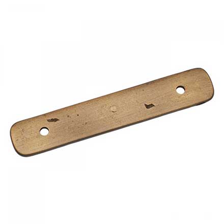 RK International [BP-7812-AE] Solid Brass Cabinet Pull Backplate - Distressed Decorative Rod - Antique English Finish - 4 5/16" L