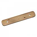 RK International [BP-7812-AE] Solid Brass Cabinet Pull Backplate - Distressed Decorative Rod - Antique English Finish - 4 5/16" L