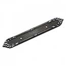 RK International [BP-384-DN] Solid Brass Cabinet Pull Backplate - Ornate Edge - Distressed Nickel Finish - 7 3/16" L - 3" Centers