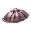 RK International [CF-904-DC] Solid Brass Cabinet Cup Pull - Petal - Distressed Copper Finish - 3&quot; C/C - 4 1/8&quot; L