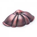 RK International [CF-904-DC] Solid Brass Cabinet Cup Pull - Petal - Distressed Copper Finish - 3" C/C - 4 1/8" L