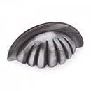 RK International [CF-5251-DN] Solid Brass Cabinet Cup Pull - Heavy Half Melon - Distressed Nickel Finish - 3" C/C - 3 5/8" L