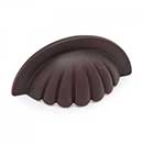 RK International [CF-5251-RB] Solid Brass Cabinet Cup Pull - Heavy Half Melon - Oil Rubbed Bronze Finish - 3" C/C - 3 5/8" L