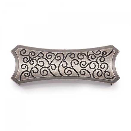 RK International [CF-915-WN] Die Cast Zinc Cabinet Cup Pull - Palermo Series - Weathered Nickel Finish - 3" &amp; 3 1/2" C/C - 4 5/16" L