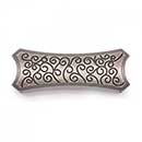RK International [CF-915-WN] Die Cast Zinc Cabinet Cup Pull - Palermo Series - Weathered Nickel Finish - 3" & 3 1/2" C/C - 4 5/16" L