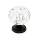 RK International [CK-1AC-RB] Acrylic Cabinet Knob - Acrylic Flower - Oil Rubbed Bronze Stem - 1 1/4" Dia.