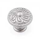 RK International [CK-120-P] Solid Brass Cabinet Knob - Augustine Series - Satin Nickel Finish - 1 3/8" Dia.