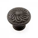 RK International [CK-120-RB] Solid Brass Cabinet Knob - Augustine Series - Oil Rubbed Bronze Finish - 1 3/8" Dia.