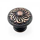 RK International [CK-120-VB] Solid Brass Cabinet Knob - Augustine Series - Valencia Bronze Finish - 1 3/8" Dia.