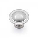 RK International [CK-9303-P] Solid Brass Cabinet Knob - Small Smooth Dome - Satin Nickel Finish - 1 1/4&quot; Dia.