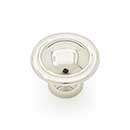 RK International [CK-9303-PN] Solid Brass Cabinet Knob - Small Smooth Dome - Polished Nickel Finish - 1 1/4&quot; Dia.