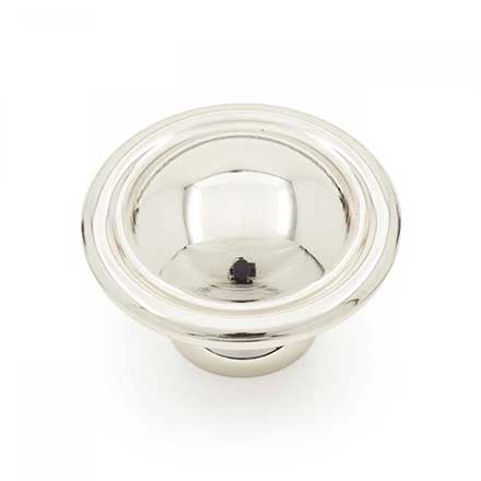 RK International [CK-9304-PN] Solid Brass Cabinet Knob - Large Smooth Dome - Polished Nickel Finish - 1 1/2" Dia.