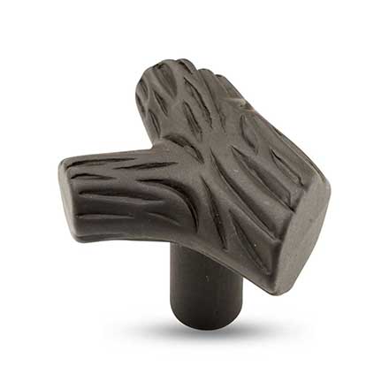 RK International [CK-201-RB] Solid Brass Cabinet Knob - Branch - Oil Rubbed Bronze Finish - 1 1/2" L