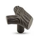RK International [CK-201-RB] Solid Brass Cabinet Knob - Branch - Oil Rubbed Bronze Finish - 1 1/2&quot; L