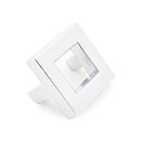 RK International [CK-795-PC] Solid Brass Cabinet Knob - Open Square - Polished Chrome Finish - 1 5/8" Sq.