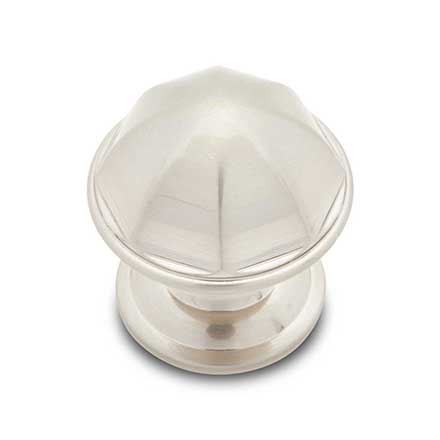 RK International [CK-192-P] Solid Brass Cabinet Knob - Contoured Dome - Satin Nickel Finish - 1 1/16" Dia.