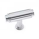 RK International [CK-780-PC] Solid Brass Cabinet Knob - Large Cylinder - Polished Chrome Finish - 1 13/16" L