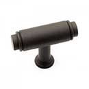 RK International [CK-780-RB] Solid Brass Cabinet Knob - Large Cylinder - Oil Rubbed Bronze Finish - 1 13/16&quot; L