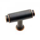 RK International [CK-780-VB] Solid Brass Cabinet Knob - Large Cylinder - Valencia Bronze Finish - 1 13/16&quot; L