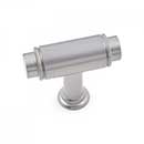RK International [CK-781-P] Solid Brass Cabinet Knob - Small Cylinder - Satin Nickel Finish - 1 5/8&quot; L