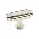 RK International [CK-781-PN] Solid Brass Cabinet Knob - Small Cylinder - Polished Nickel Finish - 1 5/8&quot; L