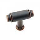 RK International [CK-781-VB] Solid Brass Cabinet Knob - Small Cylinder - Valencia Bronze Finish - 1 5/8" L