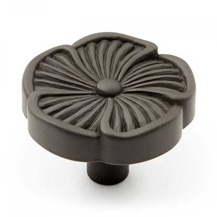 RK International [CK-183-RB] Solid Brass Cabinet Knob - Daisy - Oil Rubbed Bronze Finish - 1 1/4" Dia.