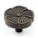 RK International [CK-183-RB] Solid Brass Cabinet Knob - Daisy - Oil Rubbed Bronze Finish - 1 1/4" Dia.
