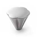 RK International [CK-746-P] Solid Brass Cabinet Knob - Florian Series - Satin Nickel Finish - 1 1/4" Dia.