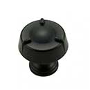 RK International [CK-126-BL] Die Cast Zinc Cabinet Knob - Fullerton Series - Circle w/ Three Lines - Small - Black Finish - 1 1/4" Dia.