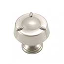RK International [CK-126-P] Die Cast Zinc Cabinet Knob - Fullerton Series - Circle w/ Three Lines - Small - Satin Nickel Finish - 1 1/4" Dia.