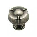 RK International [CK-126-WN] Die Cast Zinc Cabinet Knob - Fullerton Series - Circle w/ Three Lines - Small - Weathered Nickel Finish - 1 1/4&quot; Dia.